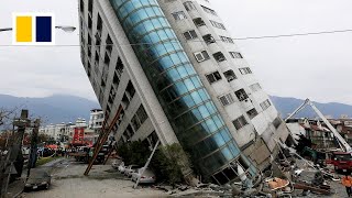 Taiwan rocked by strongest earthquake in 25 years [upl. by Notwal]