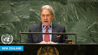 🇳🇿 New Zealand  Deputy Prime Minister Addresses United Nations General Debate 79th Session  UNGA [upl. by Enirac]