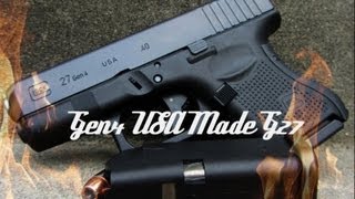 USA Made Gen4 Glock 27 HD Review [upl. by Aikenat]