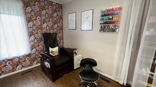 Pedicure Setup 2023Home Based Nail Tech [upl. by Leohcin]