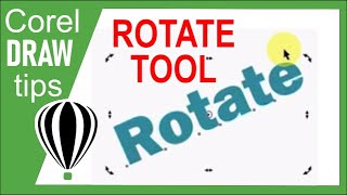 Rotating objects in CorelDraw [upl. by Lammaj211]