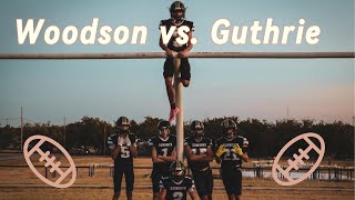 Woodson vs Guthrie Football Highlights 24 [upl. by Dorwin592]