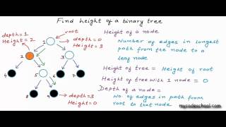 Find height of a binary tree [upl. by Toft]