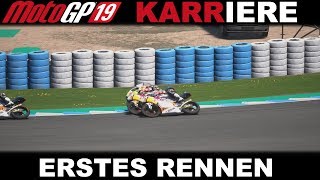 ERSTES RENNEN IM RED BULL ROOKIES CUP  MotoGP 19 KARRIERE 002GERMAN PS4 Gameplay [upl. by Anaitsirk491]