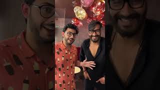 CarryMinati with Ajay Devgan for Runway 34 promotion  Mayday  Ajey Nagar movie [upl. by Gisella]