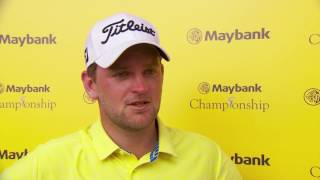 2017 Maybank Championship Rd 2  Bernd Wiesberger interview [upl. by Enelrac]