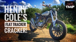 CCM Spitfire Flat Tracker Review  Henry Cole lets me ride his bike [upl. by Dessma]