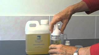 How to use liquid castile soap with a foaming pump bottle [upl. by Kenway]