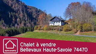 Chalet à vendre Bellevaux HauteSavoie 74470 [upl. by Carolle]