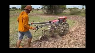 walking tractor power tiller kubota type [upl. by Terriss]