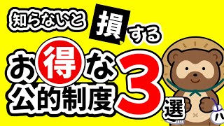 役所が教えない！高齢者が「知らないと損する」お得な公的制度３選 [upl. by Domela]