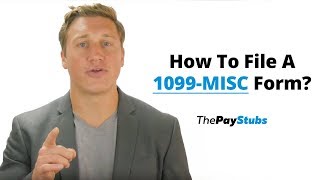 How To File A 1099MISC Form [upl. by Grantley772]