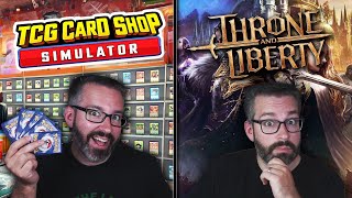 More Card Shop Shenanigans amp NEW MMO Launch 👀 TCG Card Shop Sim  Throne and Liberty [upl. by Eerat]