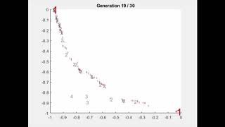 NSGAII Pareto Front [upl. by Christabel]