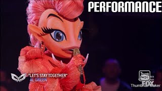 Goldfish Performs quotLet’s Stay Togetherquot By AL Green  Masked Singer  S11 E11 [upl. by Marilou]