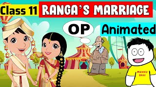 class 11 English chapter 3  Ranga’s Marriage  Snapshots  rangas marriage [upl. by Onahpets247]