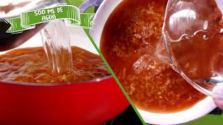 Receta fácil para preparar Sopa de Letras 😀con Tomates Molidos  Del Fuerte® [upl. by Ennaj]