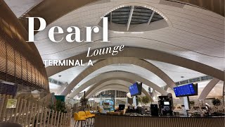 🇦🇪 Pearl VIP Lounge  Terminal A  Abu Dhabi Airport  Walk through and Review [upl. by Dewees448]