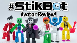 MORE PRINTED STIKBOTS  Stikbot Avatar 6 Pack Series 1 Review [upl. by Annawit912]