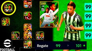 🐐 ASI JUEGA NEYMAR JUNIOR EPICO del SANTOS El Mejor Regateador del Juego  eFootball Mobile [upl. by Soulier599]