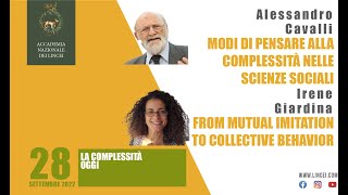 La Complessità Oggi parte 2  Alessandro CAVALLI e Irene GIARDINA [upl. by Lasonde]