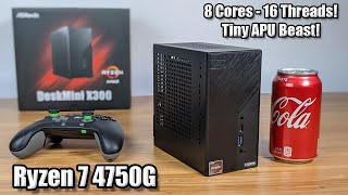 Ryzen 4750G ASRock Desk Mini Build  A Tiny APU Beast [upl. by Anohsal]