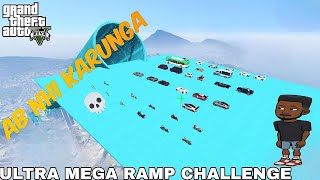 GTA 5  MEGA RAMP CHALLANGE l ALL VEHICLES JUMPING TRY l [upl. by Tayler]