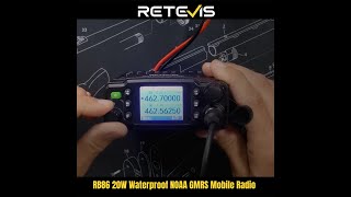 RETEVIS RB86 20W Waterproof NOAA GMRS Mobile Radio [upl. by Nigem]