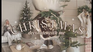 Christmas Decorate With Me 2024  Decorating The Christmas Tree 🌟 [upl. by Nnaear]