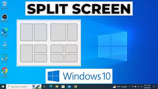 How to Split Screen on Windows 10 2024 [upl. by Eirruc]