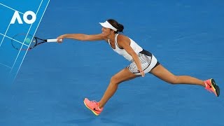 Crawford v Muguruza match highlights 2R  Australian Open [upl. by Hillinck63]