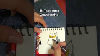 18 Taxidermia 31 días 31 dibujos octubreskine síganme para ver mas dibujos y cómics chéveres [upl. by Ybbor]