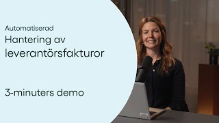 Leverantörsfakturahantering i Rillion One │ 3 min Demo [upl. by Ennagroeg]