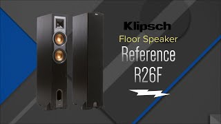 Hands On Review Klipsch Reference R26F Black Floorstanding Speaker  R26F [upl. by Robins]