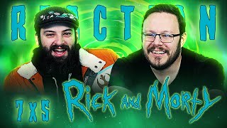 Rick and Morty 7x5 REACTION quotUnmortrickenquot [upl. by Anilocin]