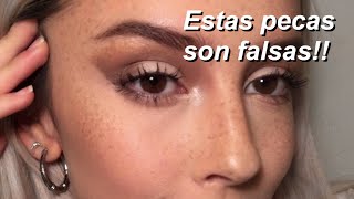 COMO HACER PECAS FALSAS CON MAQUILLAJE 3 formas de pecas naturales con productos que ya tienes [upl. by Sal]