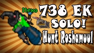 738 EK hunt roshamuul SOLO quotImbuingquot winter update 2016  Tibia [upl. by Garrik559]