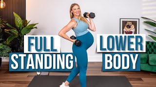 30minute FULL STANDING Lower Body Strength Training for MUSCULAR DEFINITION [upl. by Luba261]