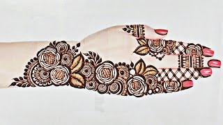 Navratri Karva Chauth Special Easy Mehndi Design  Beautiful amp Simple Mehandi Design 2024 [upl. by Loralee638]