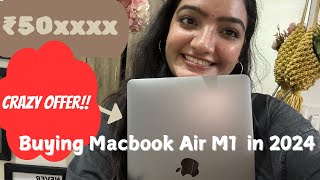 MACBOOK AIR M1 Review 🤩 Amazing Deal at BigBillionSale bigbillionday2024 sale [upl. by Showker]