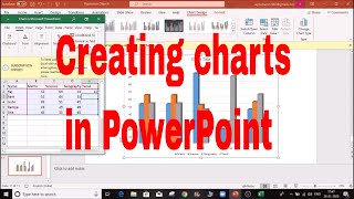 Creating charts in PowerPoint  Ms power point in Tamil  Part  9 [upl. by Lurie700]