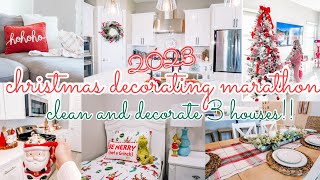 🎄 CHRISTMAS DECORATING MARATHON  Chistmas decor ideas 2023  Christmas decorations 2023 [upl. by Asinla371]