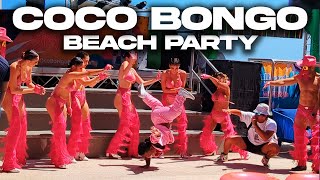 CANCUN PARTY CENTER  COCO BONGO BEACH PARTY [upl. by Neerehs]