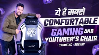 Best Gaming Chair in India  Best Budget Gaming chair  Unboxing  Review Gaming Chair Edusquadz [upl. by Niamor]