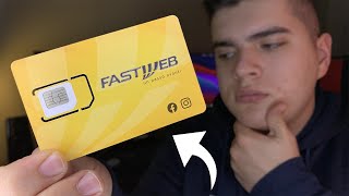 HO ABBANDONATO ho Mobile E HO PROVATO UNA SIM FASTWEB  Funziona bene [upl. by Westley]