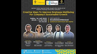 Webinar Creative Ways To Improve Employee Wellbeing For Company’s Sustainable Growth [upl. by Araek947]