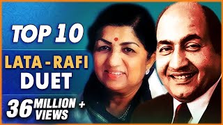 Mohammad Rafi amp Lata Mangeshkar Hits  Top 10 Lata amp Rafi Duet Songs  Old Hindi Songs Collection [upl. by Netsriik787]