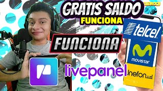 ✅ Como Tener Saldo Gratis 2023  Como Ganar Saldo Con Una App  App Live Panel Funciona 📱 [upl. by Nugesulo]