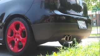 MKV GTI Muffler Delete and Resonator Delete [upl. by Jolene]