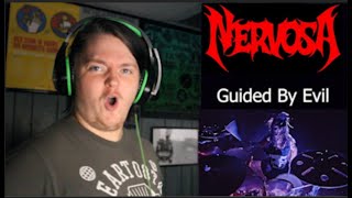 Nervosa  Guided By Evil  REACTION [upl. by Einnep]